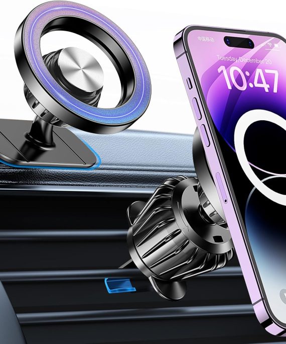 Kaistyle for Magsafe Car Mount【20 Strong Magnets】Magnetic Phone Holder for Car Phone Holder Mount Dash Mounted Holders Cell Phone Holders for Your Car Accessories for Women Men for iPhone 17 16 15 14