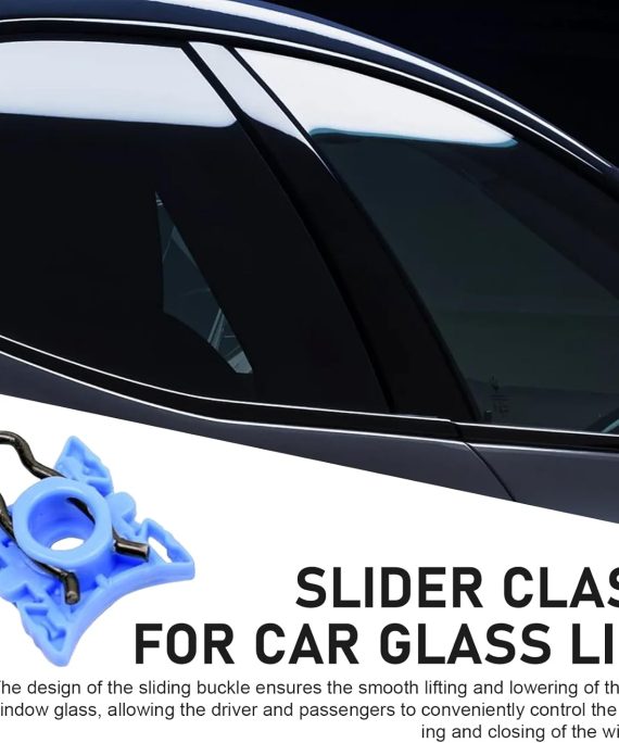 4 PCS Window Regulator Slider Clip, Window Glass Adjustment Sliding Jaw Pivot Buckle, One-piece Aperture Glass Lift Regulator Parts, Universal for Cars Repair Accessories