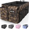 HOTOR Trunk Organizer - Car Organizer, Foldable Trunk organizer for SUVs & Sedans, Sturdy Car Organization for Car Accessories - Brown Camouflage