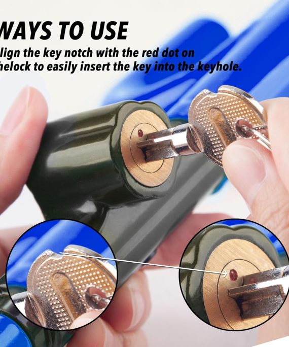 CARTMAN Vehicle Steering Wheel Lock Car Anti Theft Security Lock with Adjustable Length Fit for Cars Trucks Vans and SUVs