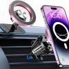 Kaistyle for Magsafe Car Mount【20 Strong Magnets】Magnetic Phone Holder for Car Phone Holder Mount Dash Mounted Holders Cell Phone Holders for Your Car Accessories for Women Men for iPhone 17 16 15 14 - Pink
