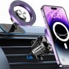 Kaistyle for Magsafe Car Mount【20 Strong Magnets】Magnetic Phone Holder for Car Phone Holder Mount Dash Mounted Holders Cell Phone Holders for Your Car Accessories for Women Men for iPhone 17 16 15 14 - Violet
