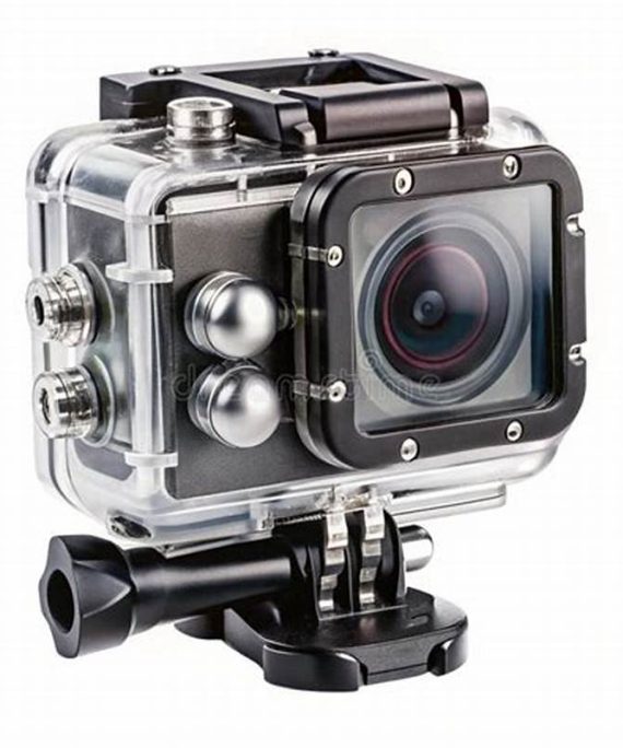 Action Camera Waterproof Case + Accessories Full Set