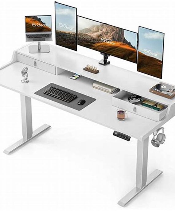 Gaming Desk Electric Height Adjustable with RGB