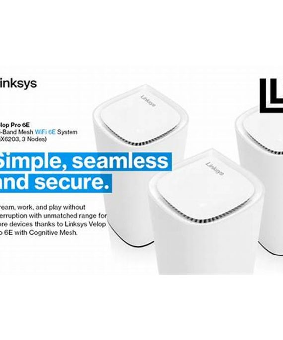 Linksys Velop Pro 7 WiFi 7 Mesh System 3-Pack