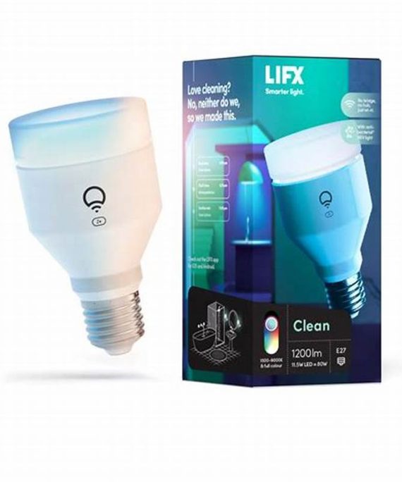 LIFX Clean A60 Antibacterial HEV Smart Bulb 4-Pack
